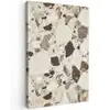 Neutral - Stenen - Decoratie - Terrazzo Tuinposter op houten frame 2 cm dik middel -3d