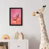 Peper - Disco - Rood - Glitter fotolijst zwart zonder passe partout klein -usfeer4_kinderkamer