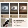 Schotse Hooglander - Spaghetti - Dieren - Zwart wit Light Box met batterij (Wandlamp) middel -USP_lichtkleurNL