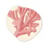 Koraal - Stipjes - Roze Wandcirkel Organisch Forex 3mm klein -3d