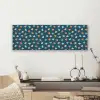 Zee - Dieren - Donkerblauw - Schelpen canvas 2cm klein 828 -sfeer6