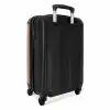 Nude - Zandkleurig NBS - Handbagage koffer - Kinderen Unisex middel -achterkant
