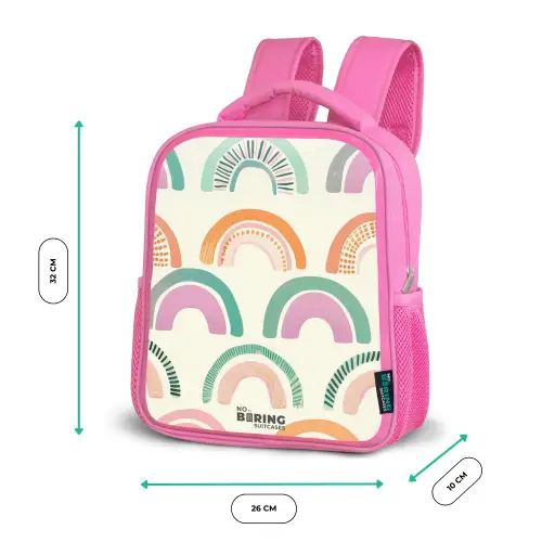 Regenbogen Kinderrugzak - Roze middel -productfoto_formaten