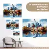Bomen Frankfurt- Stad - Skyline - Brug tuinposter los doek klein -Xsfeer9_DE
