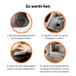 Vogel - Steltloper - Water - Natuur Inductie beschermer vinyl 3mm klein -zzzzzzz-td-werking
