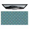 Symmetrisch - Patroon - Blauw Muismat XXL klein 681 -zzz3d