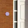 Effen - Lila - Sierlijk Naambord Hexagon klein -sfeer3-hexagon-XS