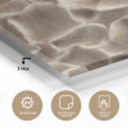 Waaiervorm - Beige - Vezel textuur plexiglas 5mm klein 11 -wsfeer2_DE