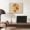 Cirkels - Geel - Minimalistisch PET vilt klein -sfeer5