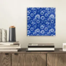 Bubbels - Patroon - Blauw plexiglas 5mm klein -sfeer1