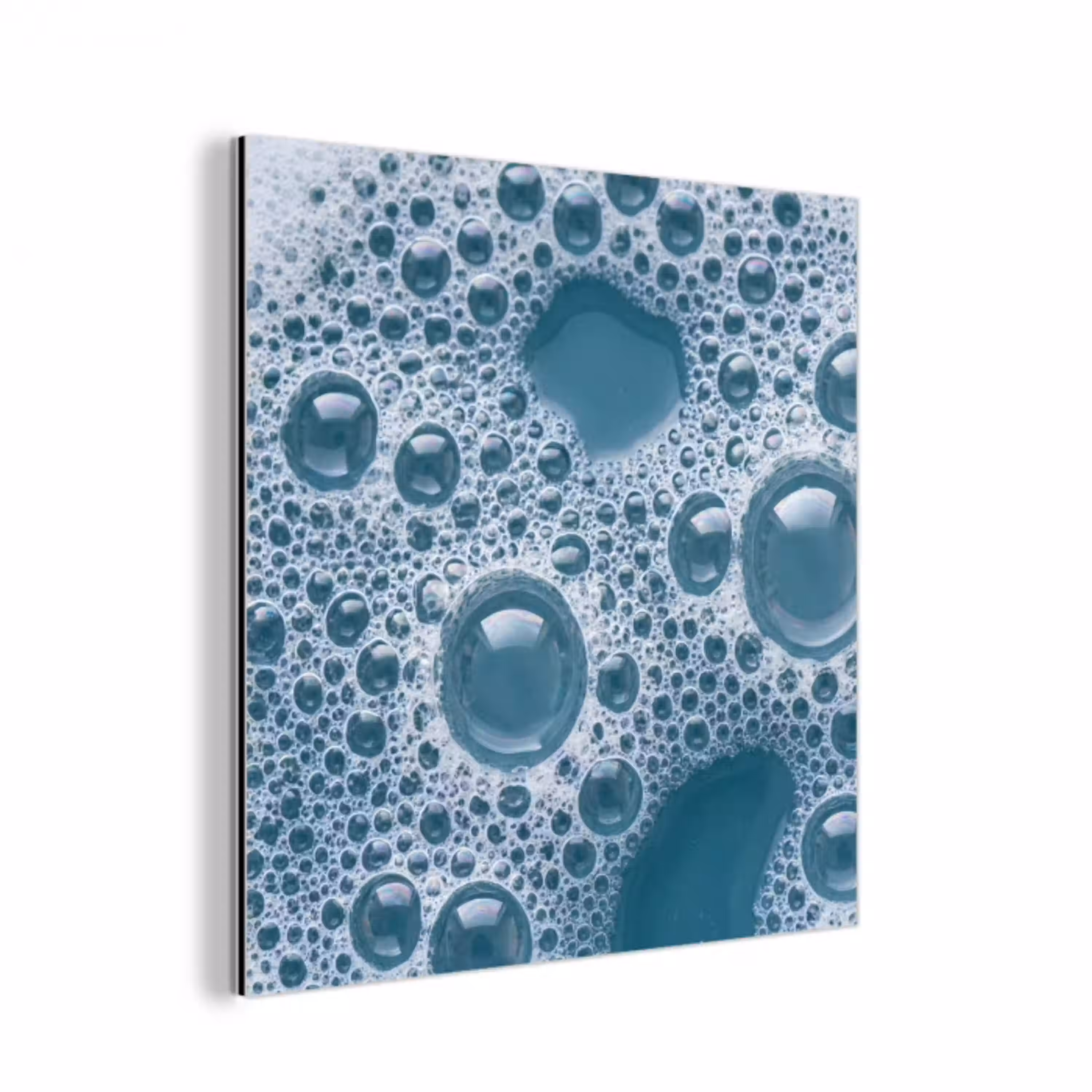 Schuim - Water - Textuur aluminium wit klein -3d