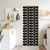 Modern - Patroon - Zwart deurposter klein 289 -sfeer5