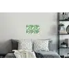 Bohemian - Bladeren - Bloemen - Tropisch Muursticker klein -slaapkamer