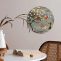 Boom - Graffiti - Banksy Style - Balloon Girl Akoestische PET Vilt - Rond klein -sfeer3