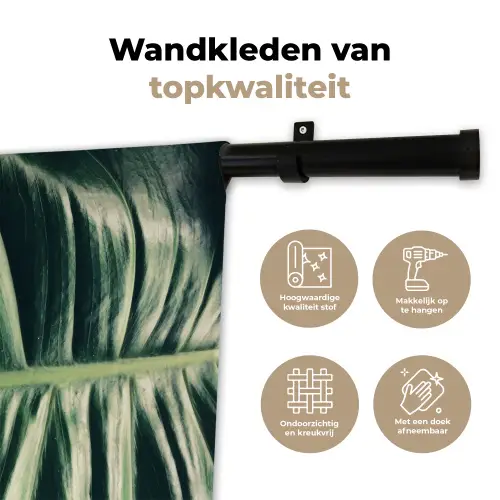 Tropisch - Natuur - Jungle Wandkleed katoen klein -sfeer2