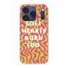 Abstract - Quote - Centraal - Roze Telefoonhoesje iPhone 17 Pro klein -3d