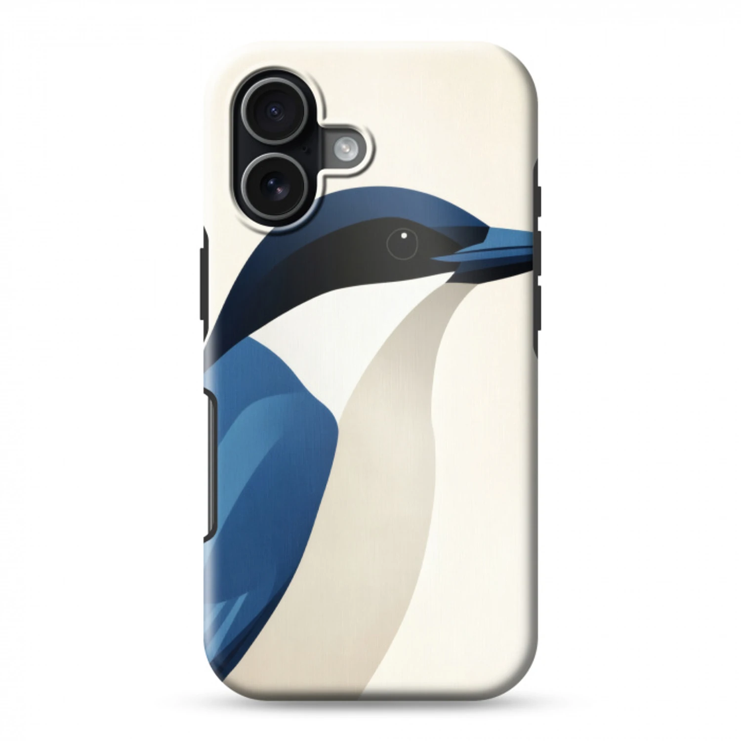 Illustratie - Blauw - Vogel Toughcase MagSafe Apple iPhone 17 klein -3d
