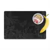 Beton - Patroon - Zwart Placemat vinyl groot -zzzproduct_Kitchenyeah-website