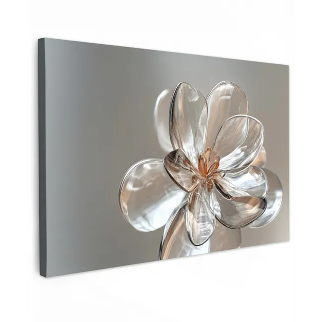 Bloem - Glazen - Doorzichtig canvas 2cm klein -z3d