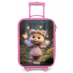 Beer - Vlinders - Bos - Fairy Kinderkoffer - Roze klein -zz3dotto