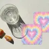 Hartvorm - Pastelkleuren - Tie Dye onderzetter kurk middel -sfeer4