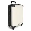 Licht crème tint NBS - Handbagage koffer - Kinderen Unisex middel -productfoto_3d