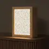 Abstract - Modern - Beige Light Box met kabel (Tafellamp) klein 925 -z3d_website