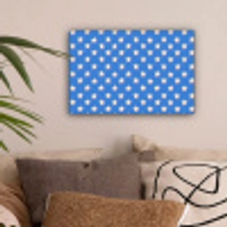 Sterren - Patroon - Blauw canvas 2cm klein 34 -sfeer1