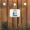 Papa - Quotes - Een superheld zonder cape noem je papa - Spreuken tuinposter los doek klein -sfeer1