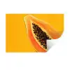 Papaja - Oranje - Topisch Muursticker klein -3d