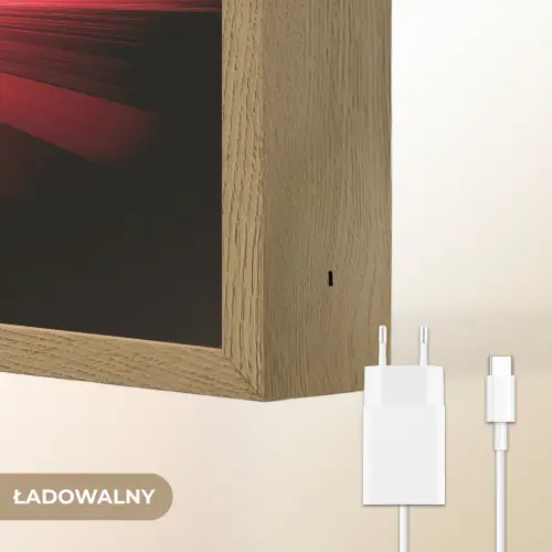 Sportwagen - Rood - Blauw - Snelheid Light Box met batterij (Wandlamp kind) middel -USP_websiteoplaadbaarNL