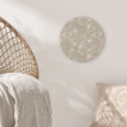 Organisch - Textuur - Beige Akoestische PET Vilt - Rond klein 838 -sfeer4