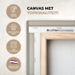 Knoflook - Natuurlijk - Beige KitchenYeah - Keuken - Canvas klein -zcloseup