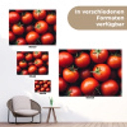 Groente - Rood - Tomaten tuinposter los doek klein -Xsfeer9_DE