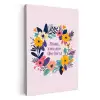 Bloemenkrans - Kleurrijk - Moeder KitchenYeah - Keuken - Canvas klein -3d