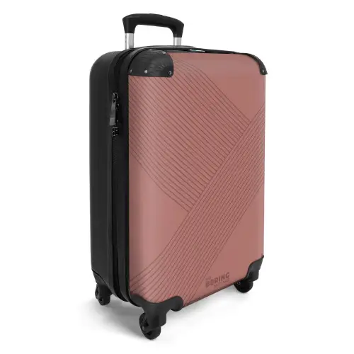 Minimal - Kruisende lijnen op NBS - Handbagage koffer - Unisex middel -productfoto_3d