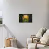 Poort - Planten - Zonsondergang Tuinposter op houten frame 2 cm dik klein -sfeer1