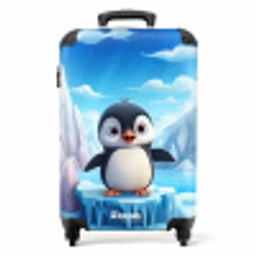 Pietertje pinguïn NBS - Handbagage koffer - Unisex middel -productfoto_recht