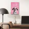 Hartjes - Hond - Valentijn - Roze plexiglas 5mm klein -sfeer6