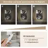 Paard - Sport - Zwart - Wit Light Box met kabel (Tafellamp) klein -USP_dimbaarDE