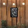 Koffiebonen - Zwart - Vintage tuinposter los doek klein -sfeer1