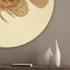 Strepen - Vis - Rond - Stekels Akoestische PET Vilt - Rond klein -sfeer5_closeup