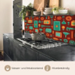 Patroon - Retro - Gereedschap keuken achterwand 2 middel 871 -usp_DE