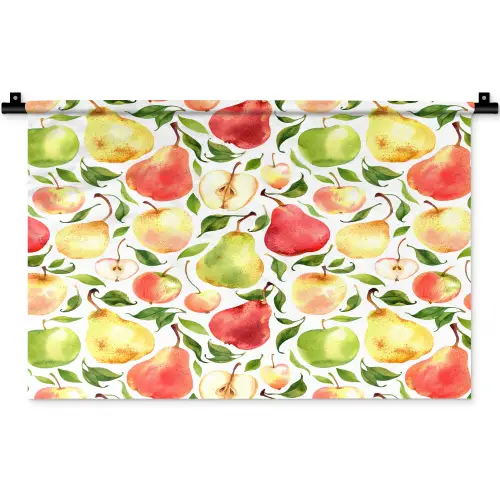 Patroon - Appels - Peren Wandkleed katoen klein 269 -zz3d
