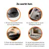 Vrouw - Paard - Artistiek Inductie beschermer vinyl 3mm klein -zzzzzzz-td-werking