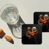 Orchidee - Doorzichtig - Bloem onderzetter kurk middel -sfeer4
