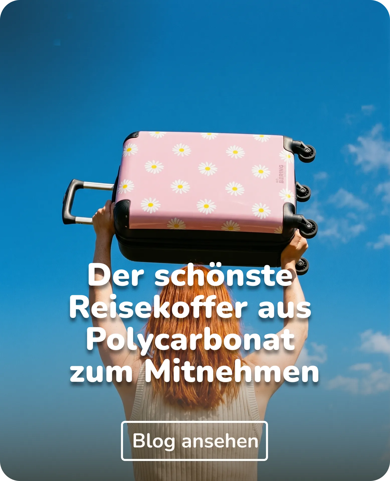 Der schönste Reisekoffer aus Polycarbonat zum Mitnehmen