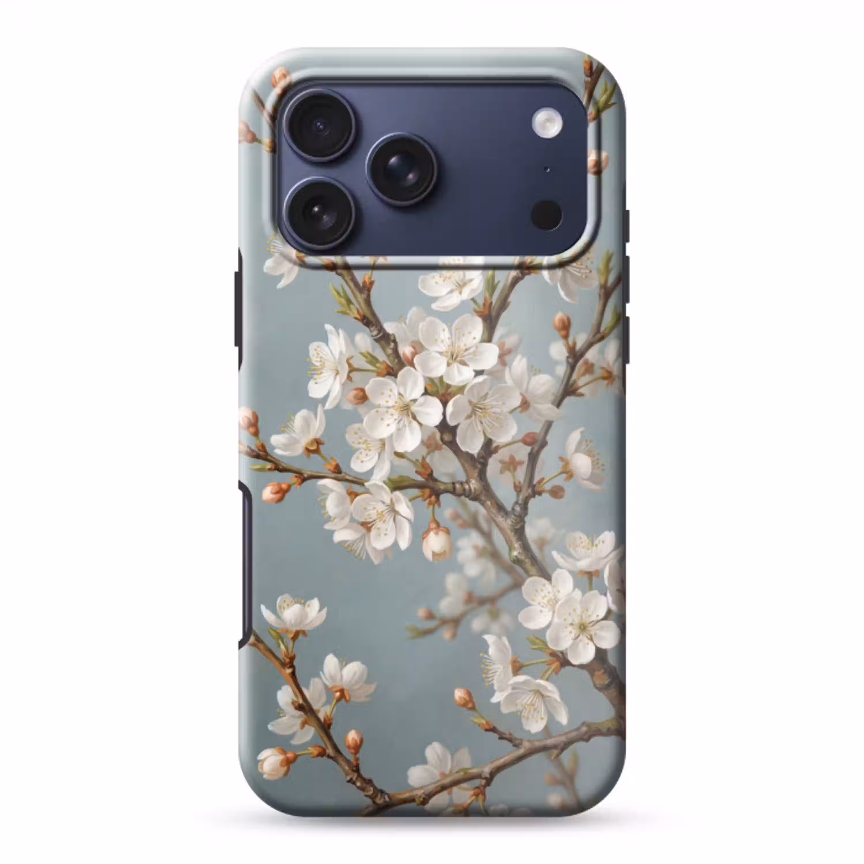 Botanisch - Stilleven - Blauw Toughcase MagSafe Apple iPhone 17 Pro Max klein -3d