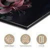 Bloemen - Vintage - Pastel - Zwart - Boeket aluminium wit klein -closeup_NL