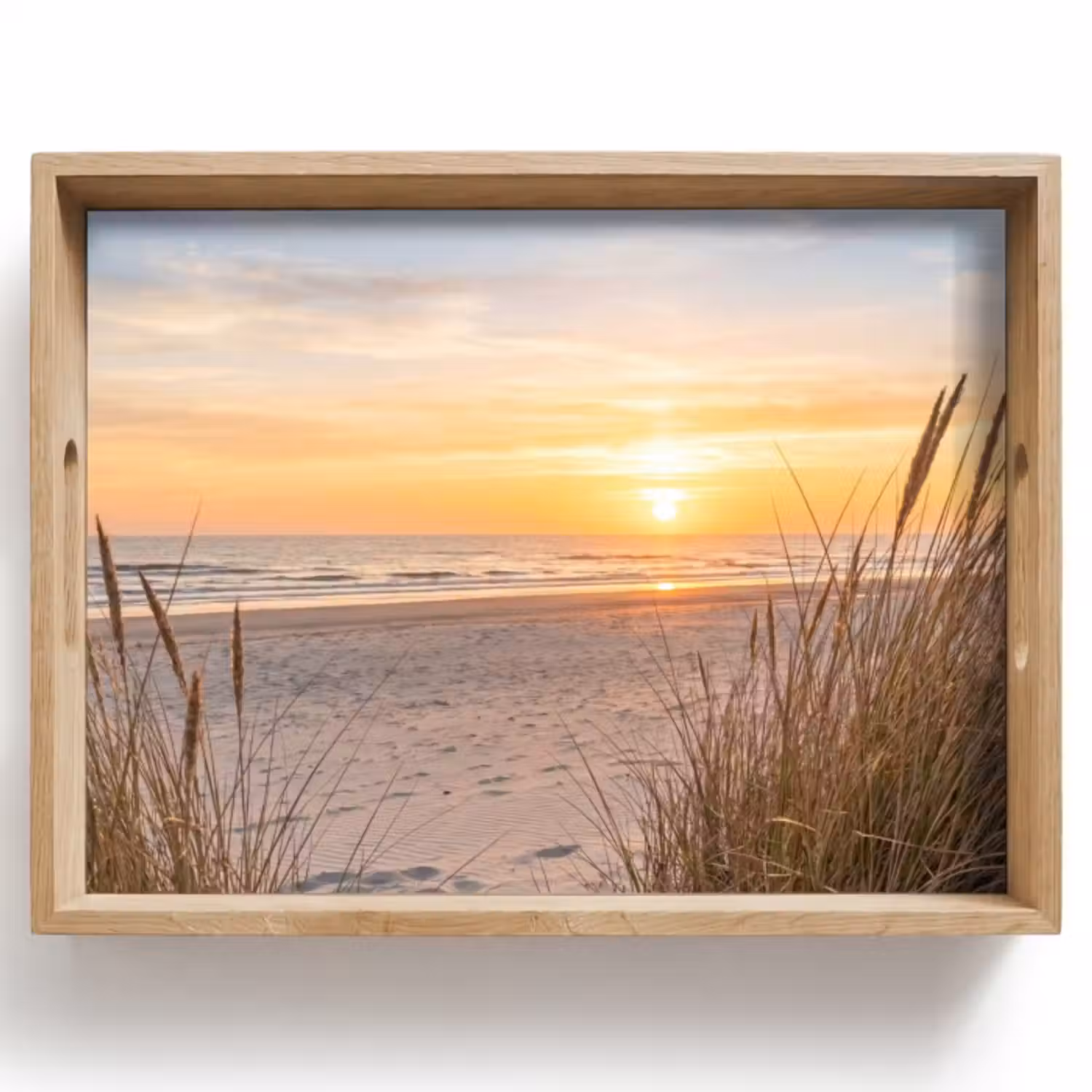 Dienblad - Zonsondergang - Duinen - Zee